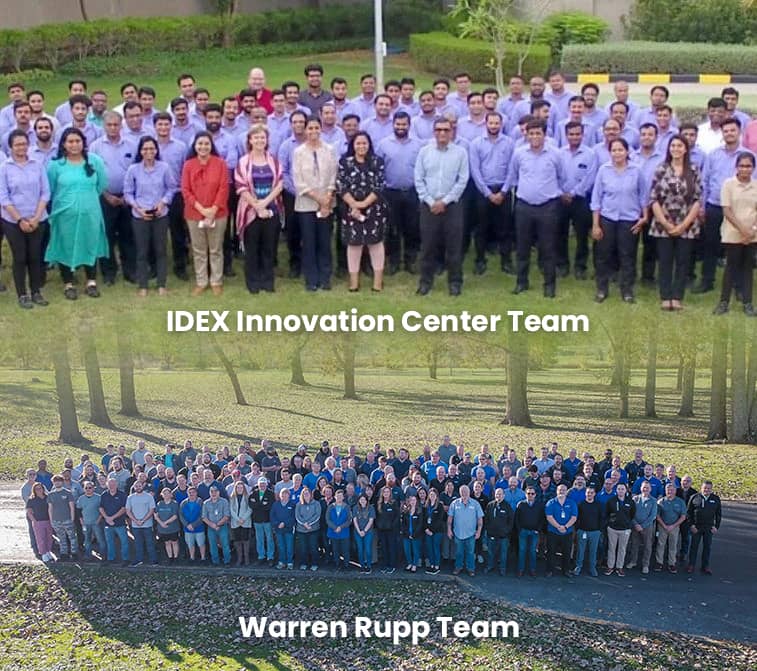 IDEX and Warren Rupp teams