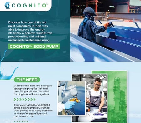 paint industry EODD pump case study